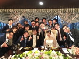 結婚式に行ってきました