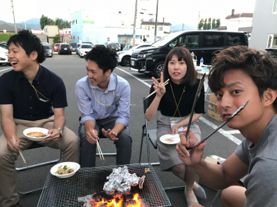 お盆前BBQ