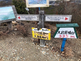 各務原アルプス　大岩見晴台　御嶽　乗鞍岳