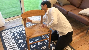 J39　シェーカーチェア　ナチュリエ　自然素材の家　名作チェア　ソープフィニッシュ