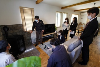 ペレットストーブ説明のイメージ