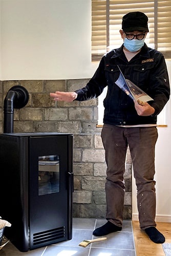 ペレットストーブ説明のイメージ