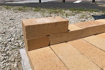 レンガの積み方のイメージ