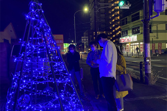 久保見モデルハウスイルミネーションのイメージ