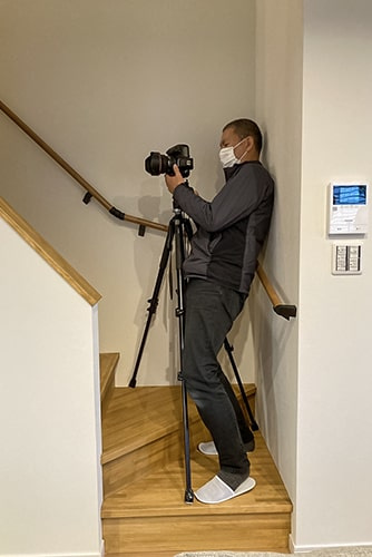 久保見モデルハウスの撮影のイメージ