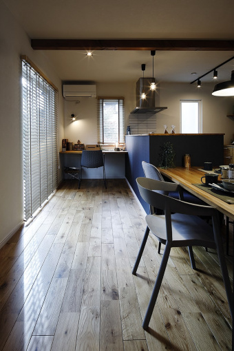 久保見モデルハウスのフローリングのイメージ