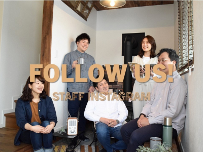 FOLLOW　US!　STAFF　instagram