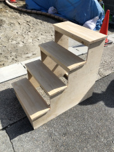 DIYした階段のイメージ