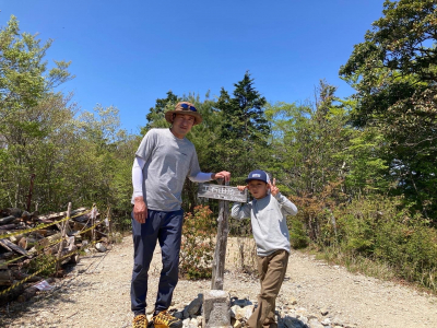 息子との初登山