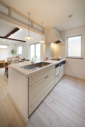 白いキッチンのイメージ