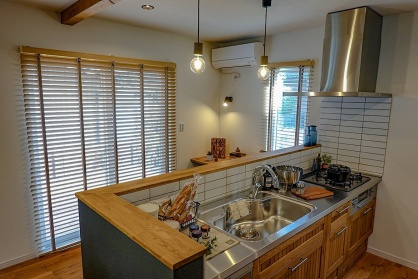 久保見モデルハウス　キッチン