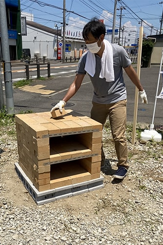 ピザ窯DIYのイメージ