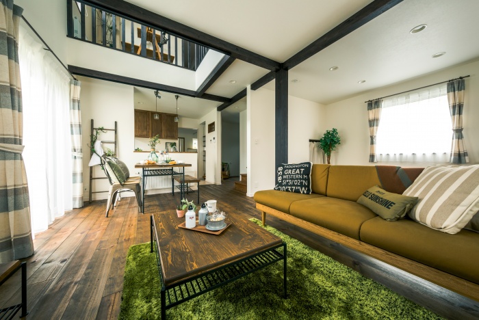 木のぬくもりを感じる部屋