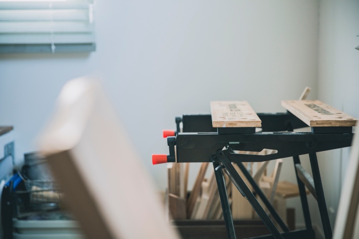 木材とDIY作業台