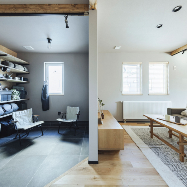 アウトドア・読書・猫、それぞれの時間が心地よくつながる家